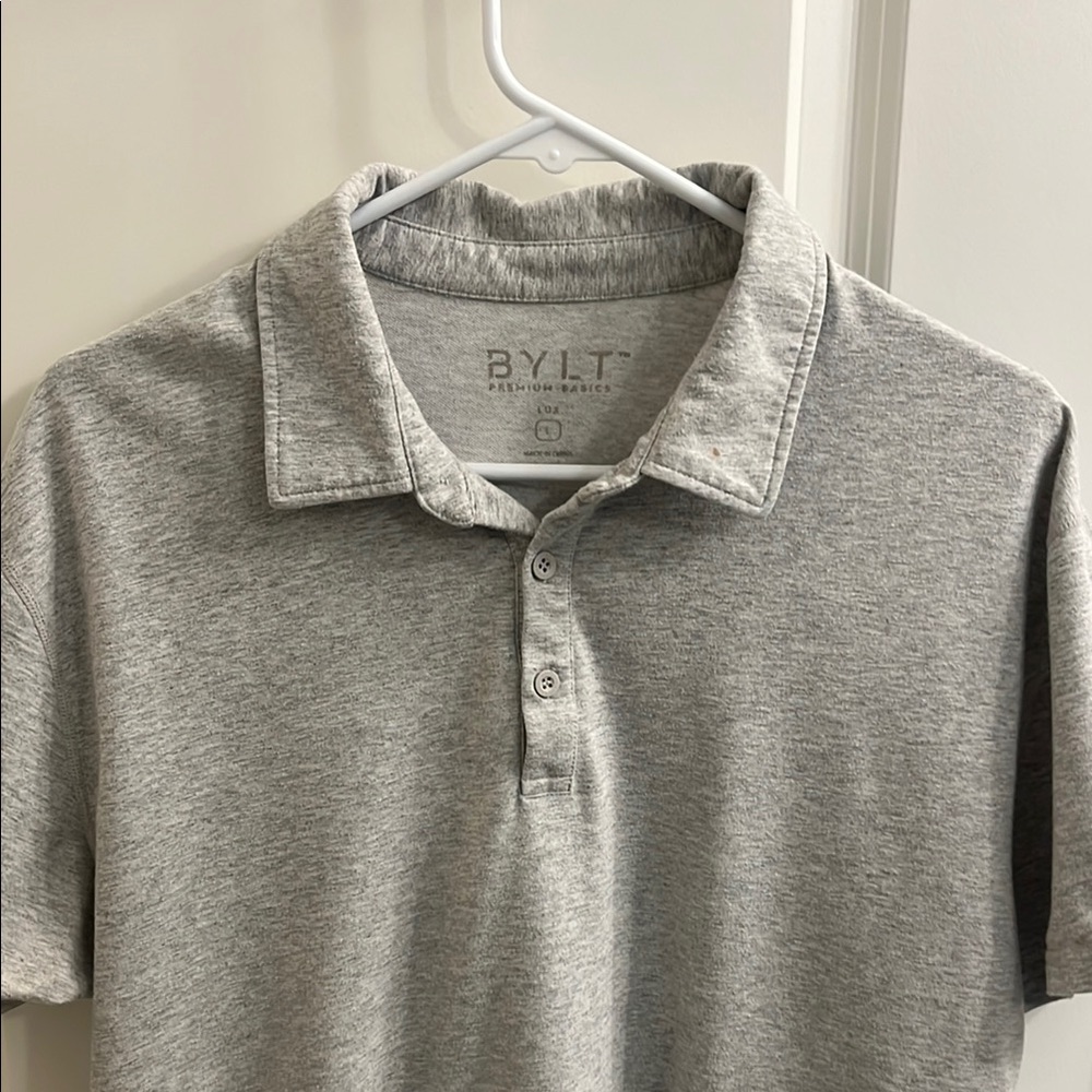 Bylt Premium Basics Men's Gray Polo Shirt